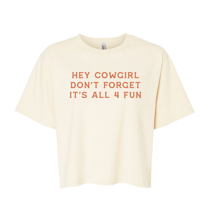 It's All 4 Fun Boxy Tee