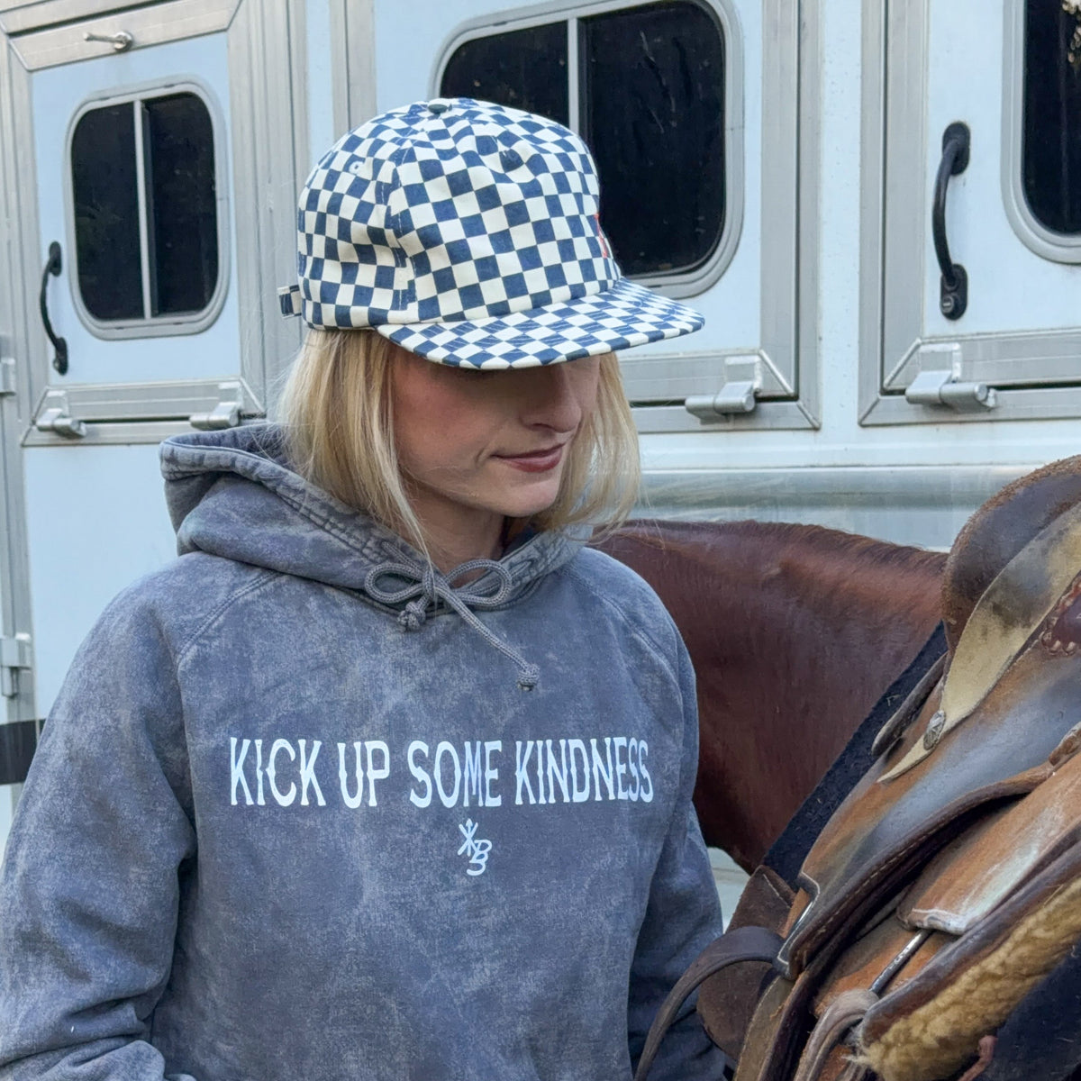Buck The Stigma Checkered Cap
