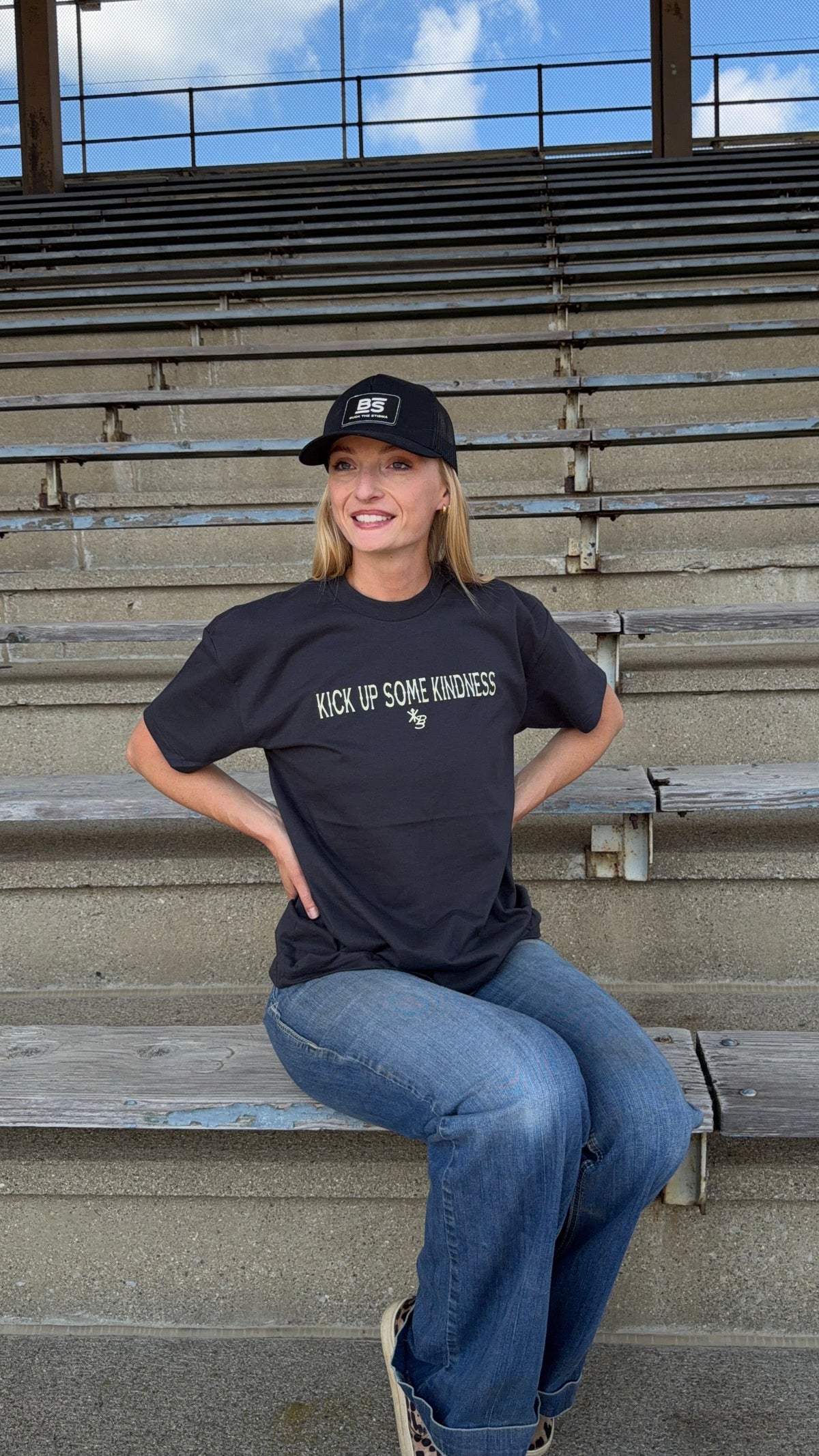 Kick Up Some Kindness Oversized Tee