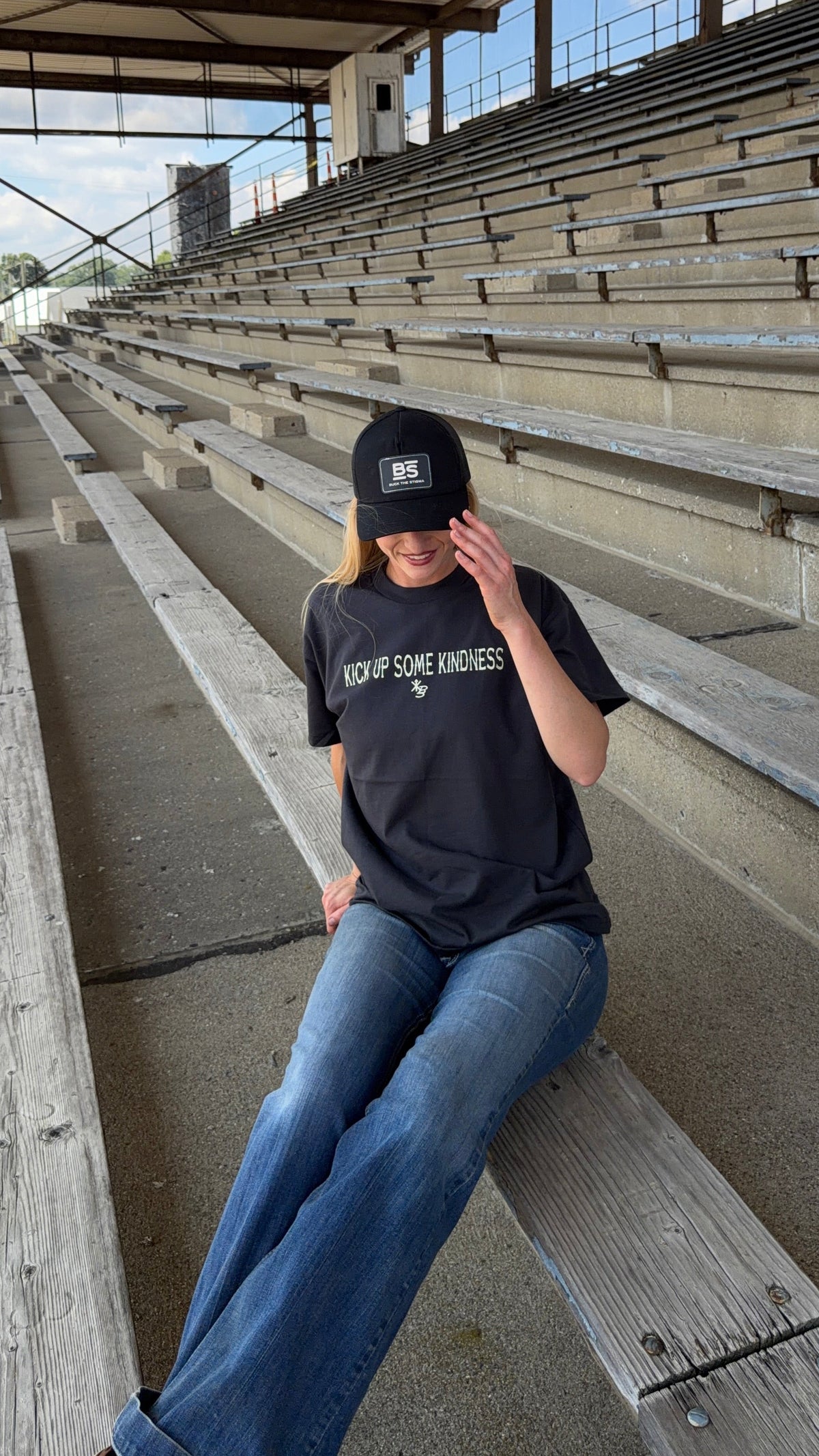 Kick Up Some Kindness Oversized Tee