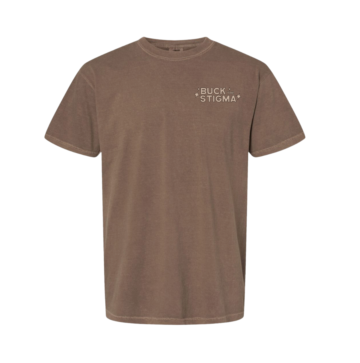 Buck The Stigma Tee - Brown